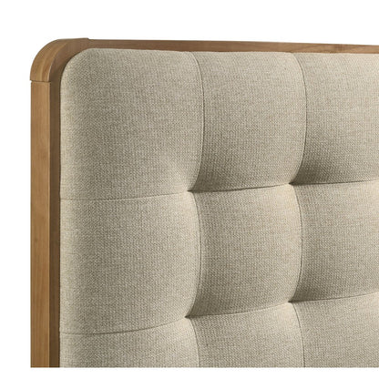 Robyn Wood Twin Platform Bed Light Ash