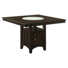 Square 51-Inch Dining Table Set for 8, Brown Dining Room Set, 9 Piece