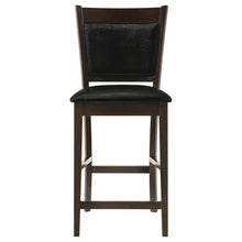Brown Upholstered Stool Counter Chairs Counter Stools Set of 2