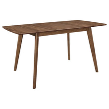 Brown Modern Dining Table – Wooden Rectangle Kitchen and Dining Room Table