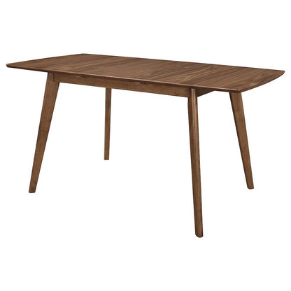 Brown Modern Dining Table – Wooden Rectangle Kitchen and Dining Room Table