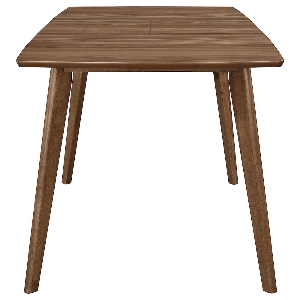 Brown Modern Dining Table – Wooden Rectangle Kitchen and Dining Room Table