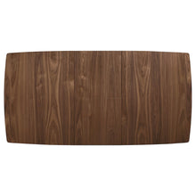 Brown Modern Dining Table – Wooden Rectangle Kitchen and Dining Room Table