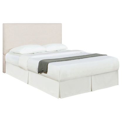 Upholstered King Panel Headboard Sand