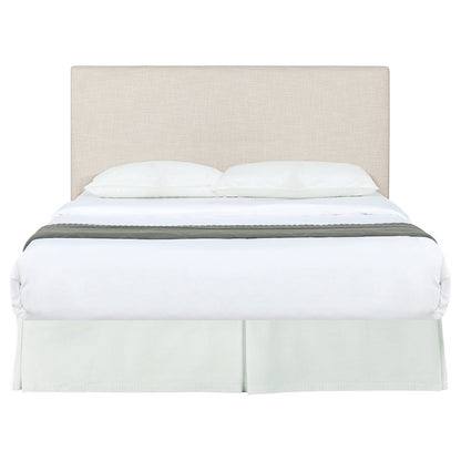 Upholstered King Panel Headboard Sand