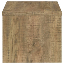 Brown Square End Table - Rustic Wooden End Table, Living Room Accent Furniture