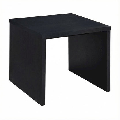 Black 2-Piece Lift Top Coffee and End Table Set, Casters, Contemporary Design