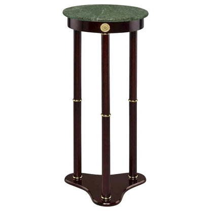 Marble Top Side Table, Green Side Table Round End Tables Living Room Accent