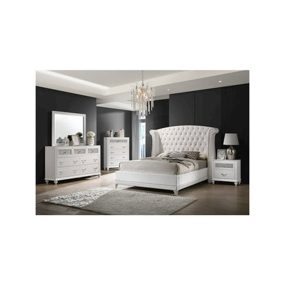 Barzini 5-piece Queen Bedroom Set White