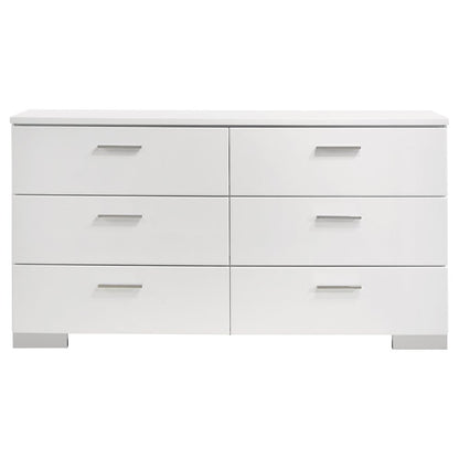 Jeremaine 4-piece California King Bedroom Set White