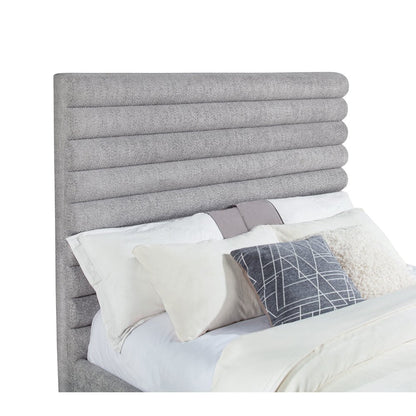 Patricia 58-inch Boucle Upholstered Eastern King Bed Grey