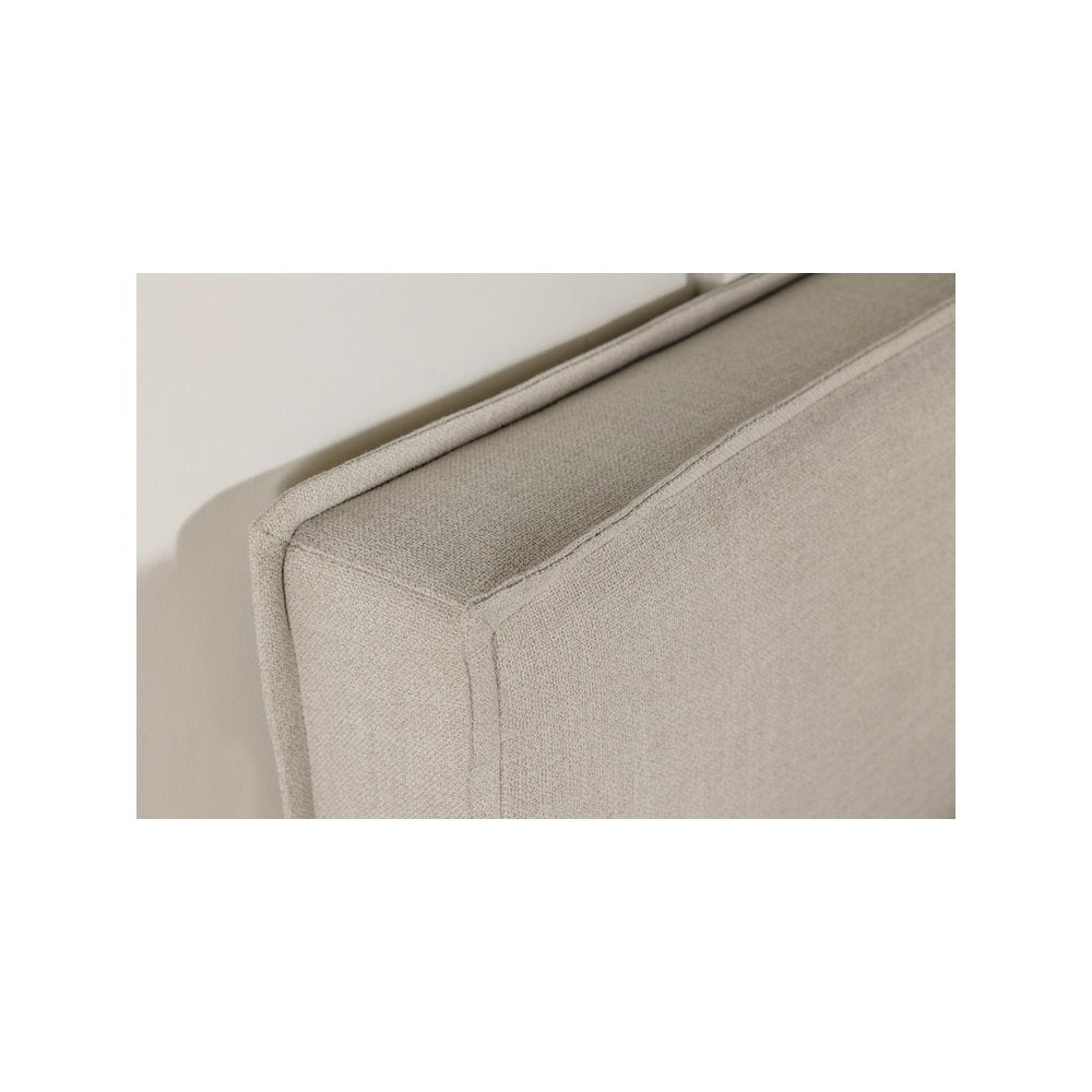 Izzy Upholstered King Panel Headboard Sand