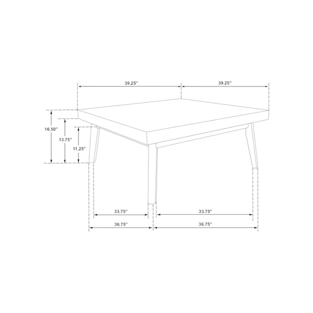 Westerly 3-piece Square Coffee and End Table Set Walnut