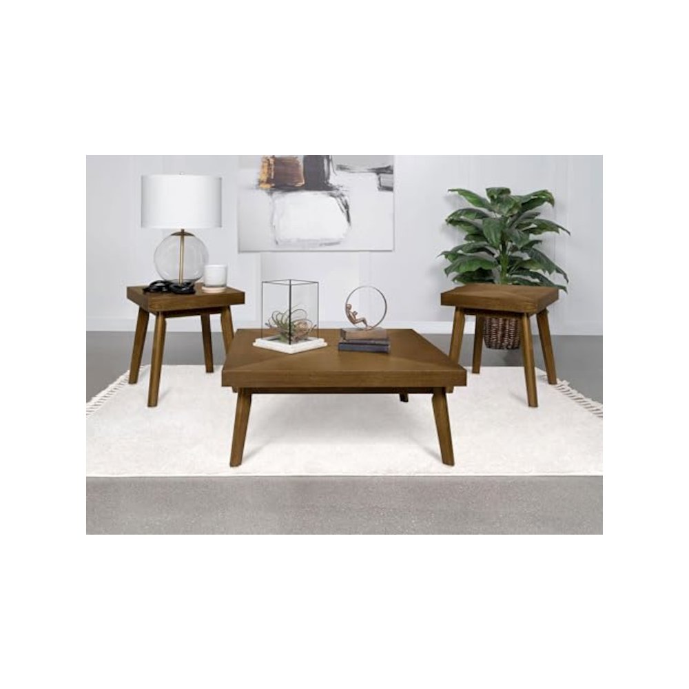 Westerly 3-piece Square Coffee and End Table Set Walnut