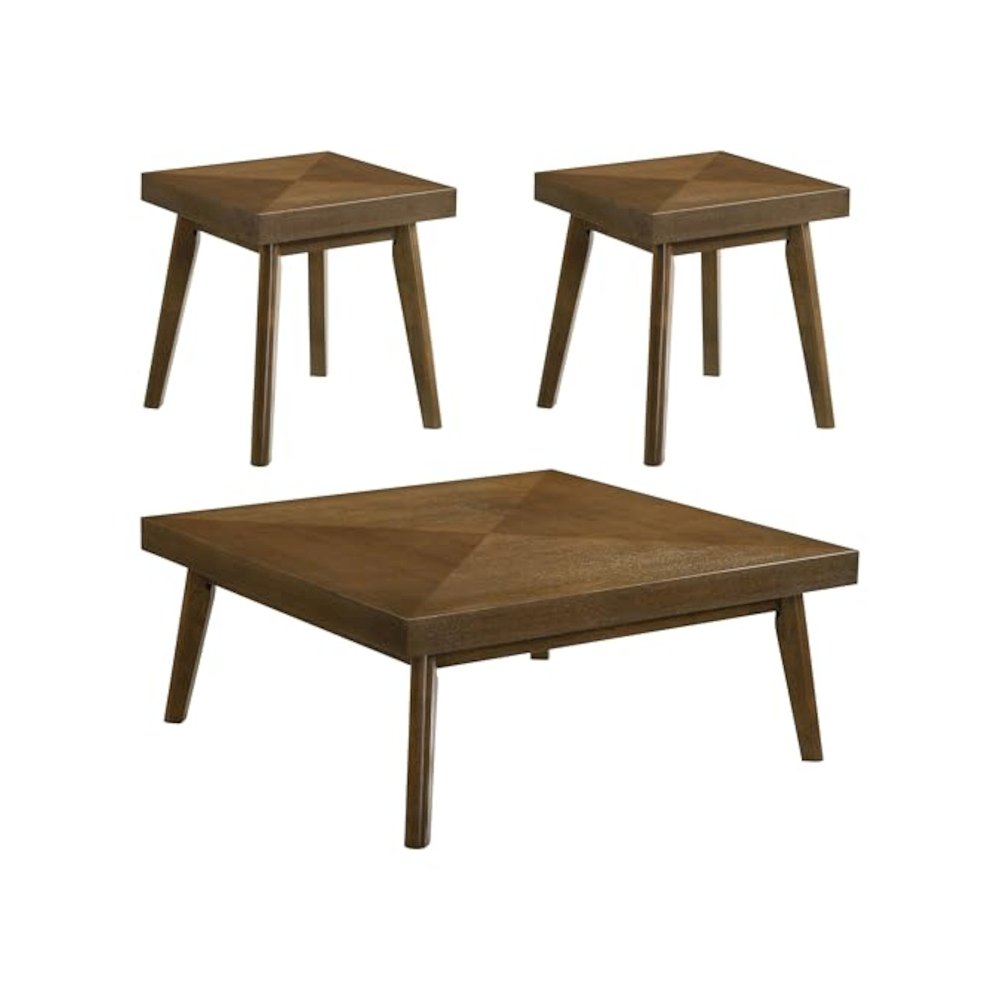 Westerly 3-piece Square Coffee and End Table Set Walnut