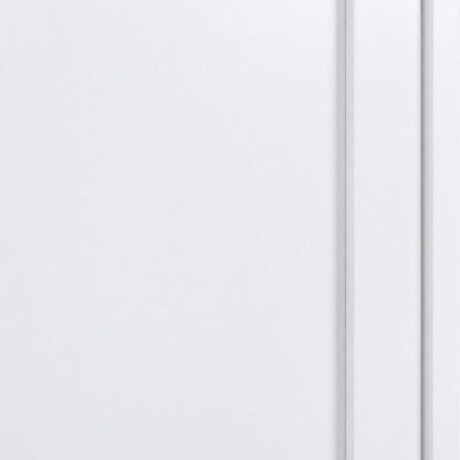 White 3-Shelf Media Tower With Gunmetal Finish And Transitional Style