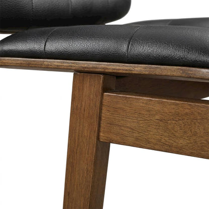 Polyester Upholstered Mid-Century Modern Dining Side Chair, Set of 2