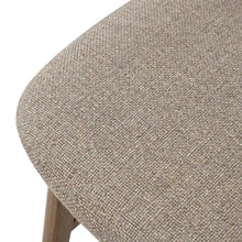 Mid-Century Modern Upholstered Wood Dining Side Chair, Walnut, Set of 2