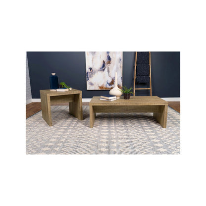 Lynette Square Engineered Wood End Table Mango