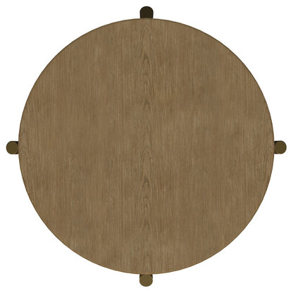 Arini 3-piece Round Coffee and End Table Set Sand Wash