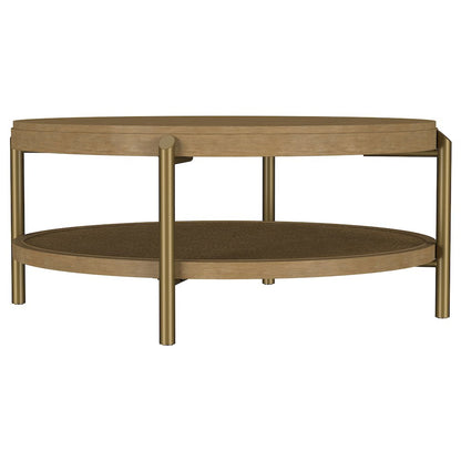 Arini 3-piece Round Coffee and End Table Set Sand Wash