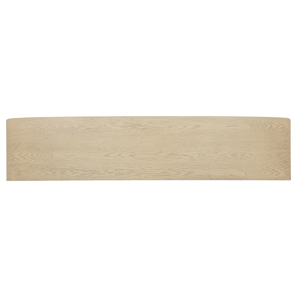 Kailani 79-inch 4-door Cane TV Stand Media Console Beige Oak