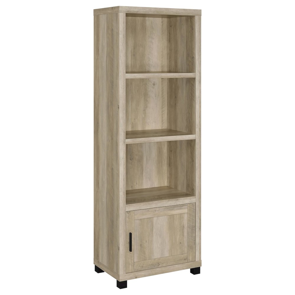 Tall Bookcase – Narrow Bookshelf with Storage for Home Organization