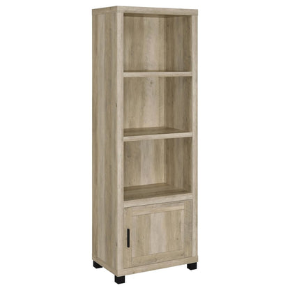 Tall Bookcase – Narrow Bookshelf with Storage for Home Organization