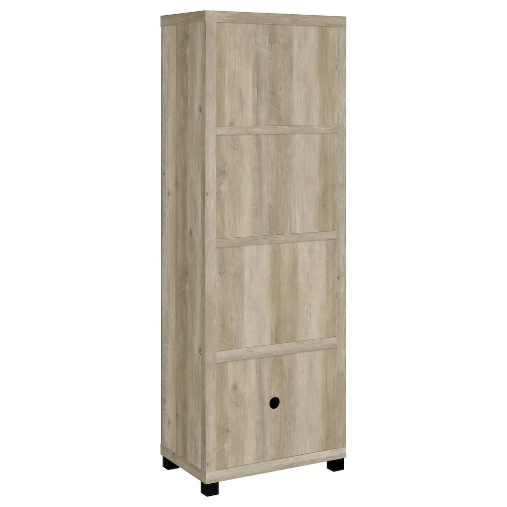 Tall Bookcase – Narrow Bookshelf with Storage for Home Organization