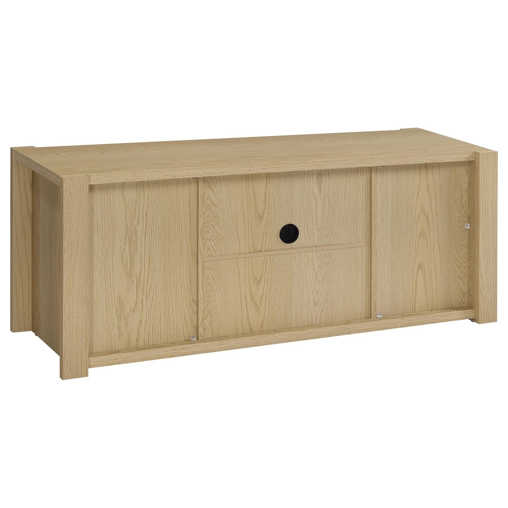 Laurelton 3-piece Entertainment Center TV Stand Light Oak