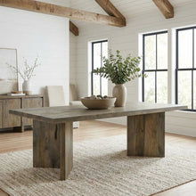 Rectangular Mango Brown Solid Wood Coffee Table Farmhouse Style