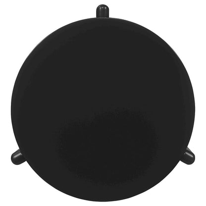 Cordova Round Solid Wood End Table Black