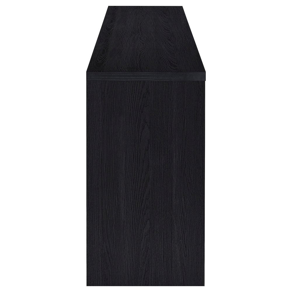Denison 79-inch 4-door TV Stand Media Console Black