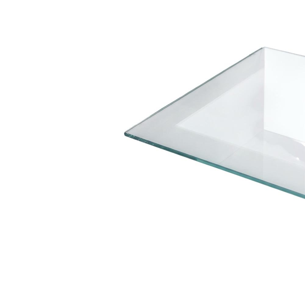 White 2-Drawer TV Stand with High Gloss Finish and Contemporary Style