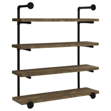Rustic Wall Shelf – Stylish Shelves for Room Wall with Four Tiers