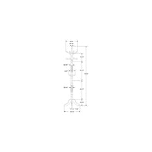 Elegant Wooden Coat Rack Stand – Freestanding Coat Tree with Hooks