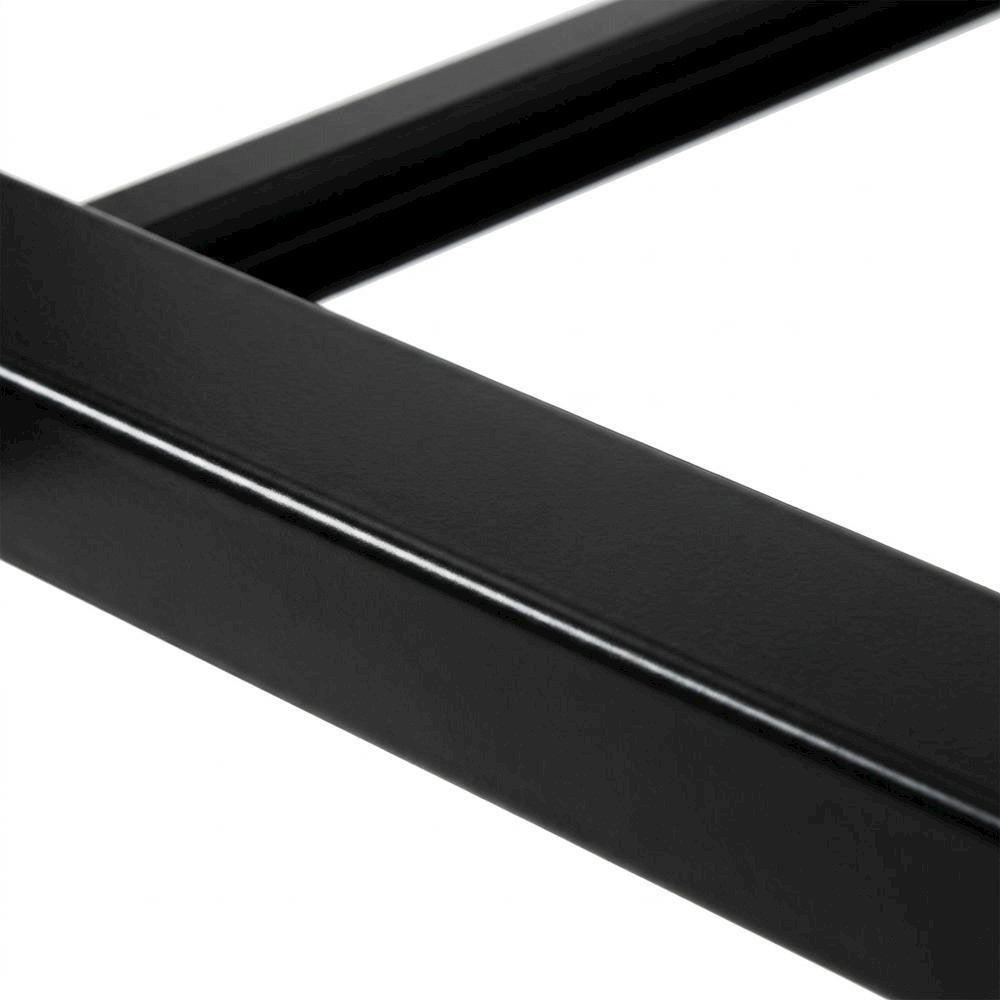 Metal Bed Frame, Adjustable Queen King, Black