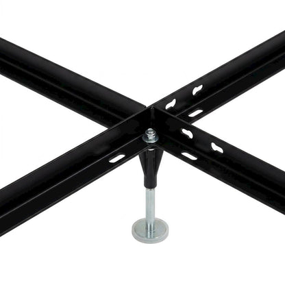 Metal Bed Frame, Adjustable Queen King, Black