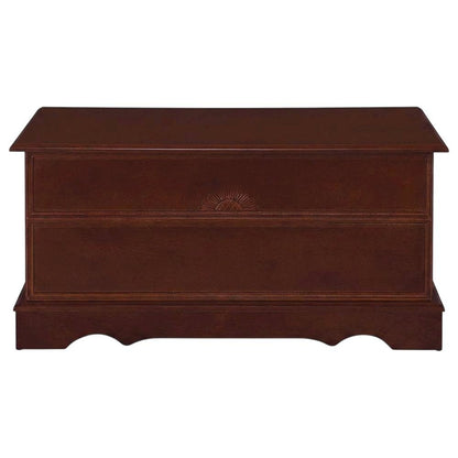 Warm Brown Cedar Chest Storage Bench, 40 Inch, Traditional Style