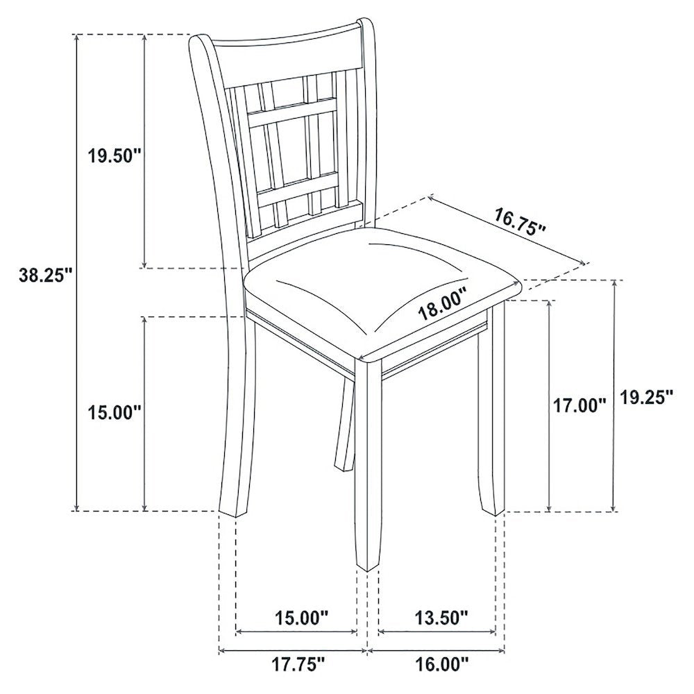 Elegant Gray Kitchen Chairs – Wooden Dining Chairs Set of 2