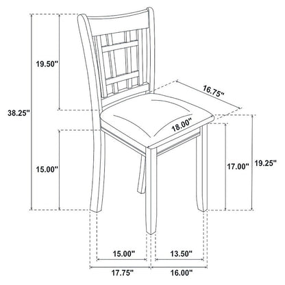 Elegant Gray Kitchen Chairs – Wooden Dining Chairs Set of 2