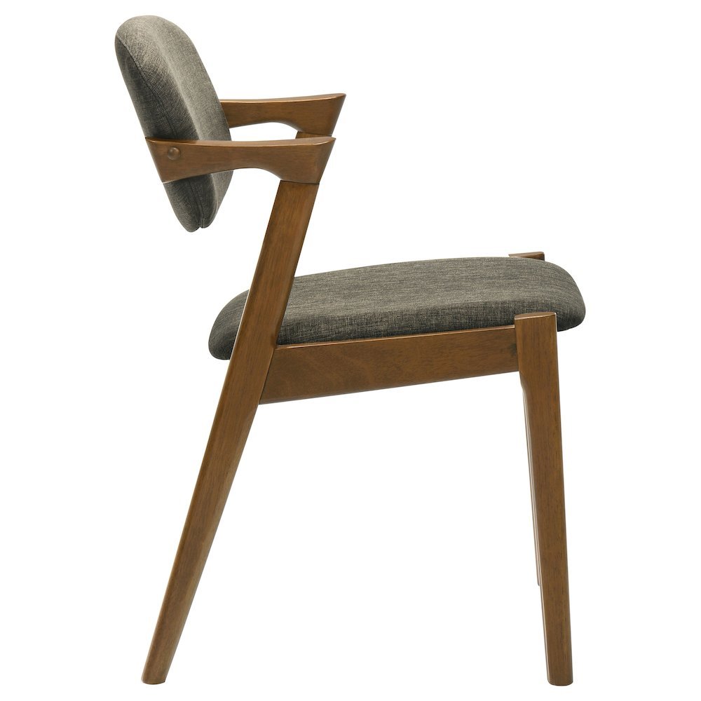 Farmhouse Dining Chairs – Wooden Kitchen Chairs Set of 2 with Padded Seat