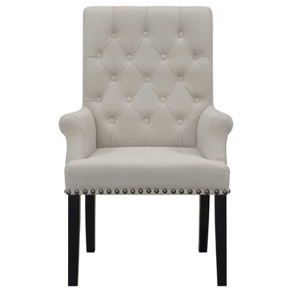 Elegant Upholstered Dining Chair – Parson Chair with Tufted Design