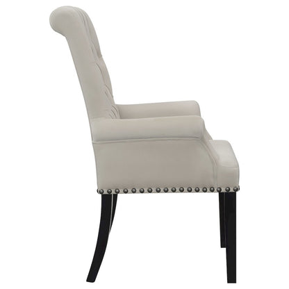 Elegant Upholstered Dining Chair – Parson Chair with Tufted Design