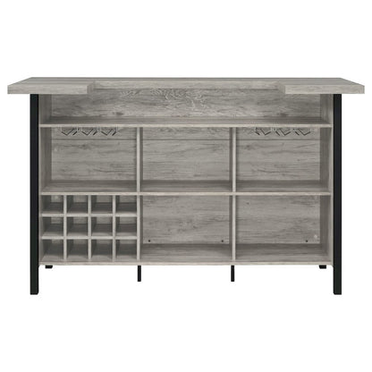 Elegant Wine Cabinet – Freestanding Kitchen Bar with Glass Storage