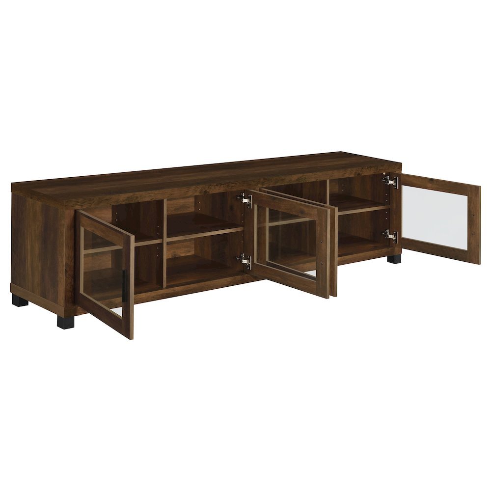 Spacious 79-Inch TV Table – Long TV Stand for Living Room, Green