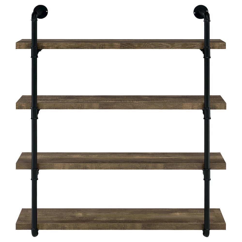 Rustic Wall Shelf – Stylish Shelves for Room Wall with Four Tiers