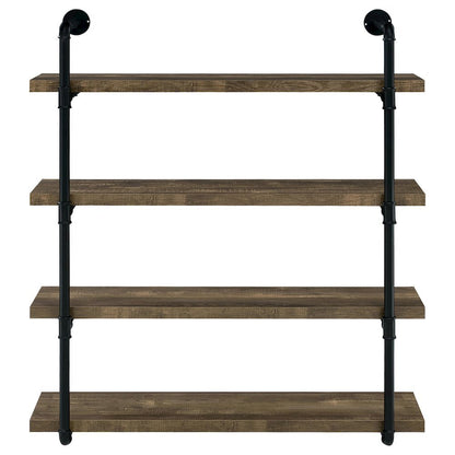 Rustic Wall Shelf – Stylish Shelves for Room Wall with Four Tiers