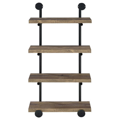 Rustic Wall Shelf – Stylish Shelves for Room Wall with Four Tiers