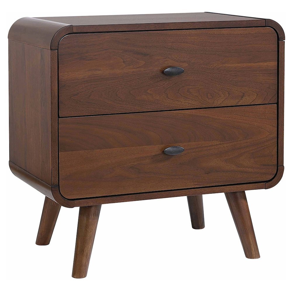 Contemporary Modern Nightstand – Stylish Bed Side Table with Storage